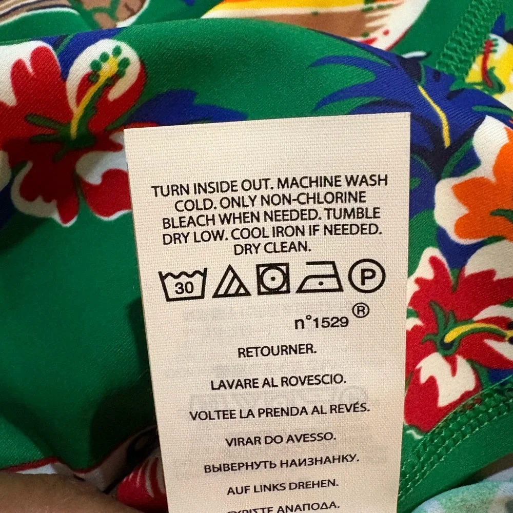 NWT Polo Ralph Lauren Boys‎ Polo Bear Rash Guard Swim Summer Vacation
